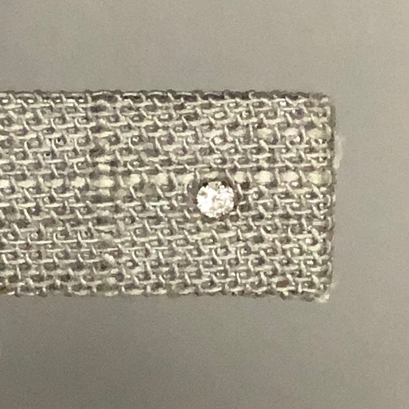 0.16 cttw Diamond and Platinum Stud Earrings - Picture 7 of 7